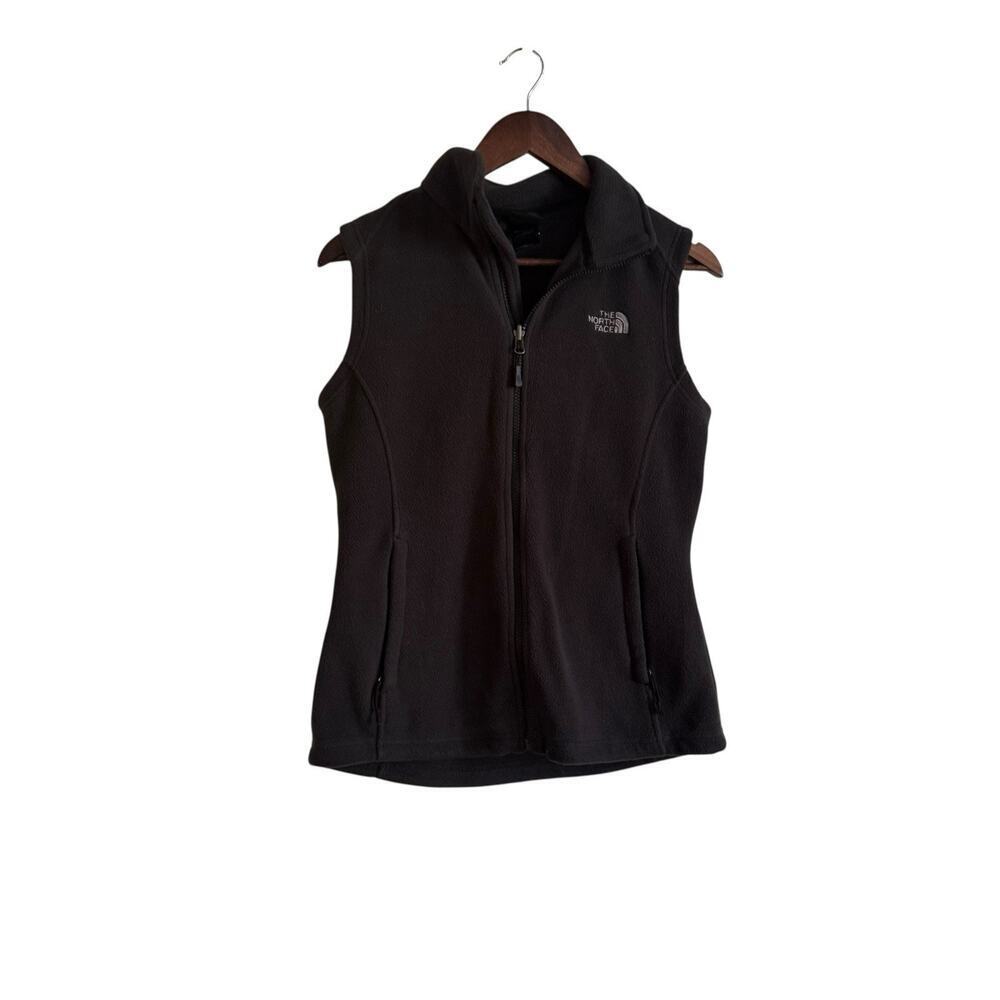 The North Face Women’s Denali Fleece Vest Size Small Black Full Zip Sleeveless